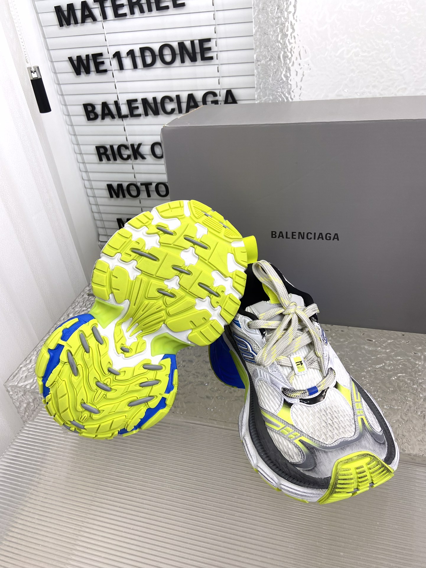 balenciaga ソックス スニーカーコピー カジュアル 軽量 シューズ ランニング 男女兼用 ブルー_9