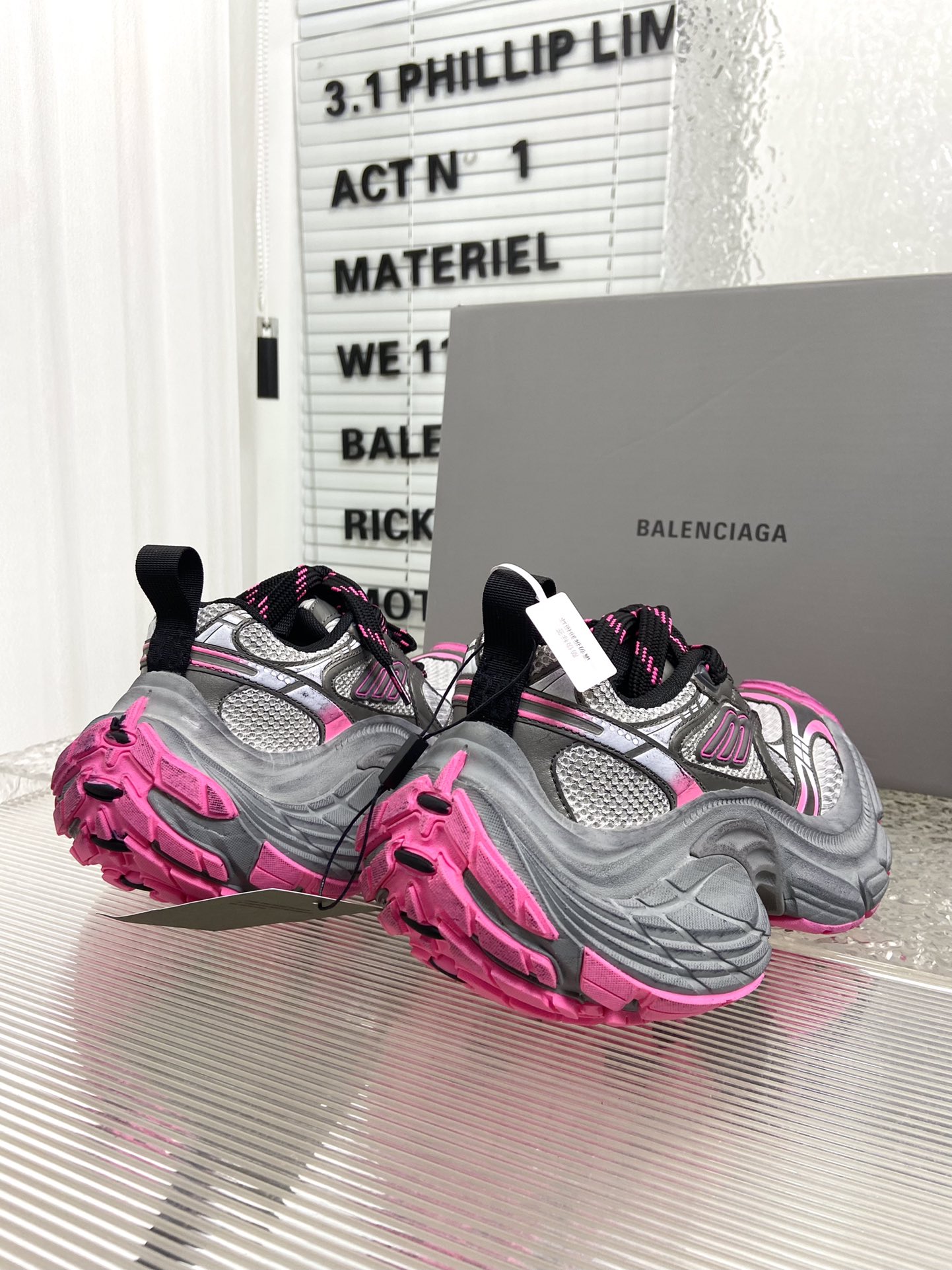balenciaga トラック シューズスーパーコピー カジュアル 軽量 シューズ ランニング 男女兼用 ローズレッド_8