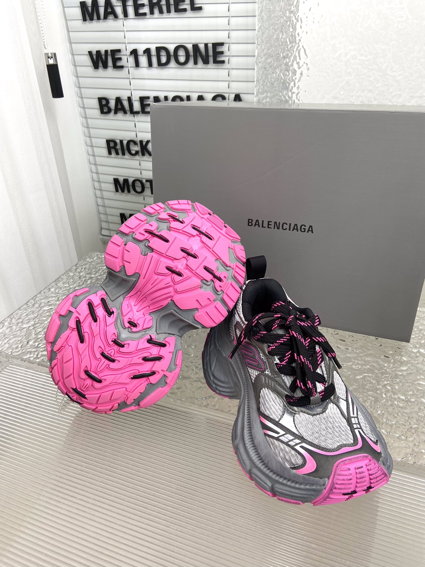 balenciaga トラック シューズスーパーコピー カジュアル 軽量 シューズ ランニング 男女兼用 ローズレッド_9
