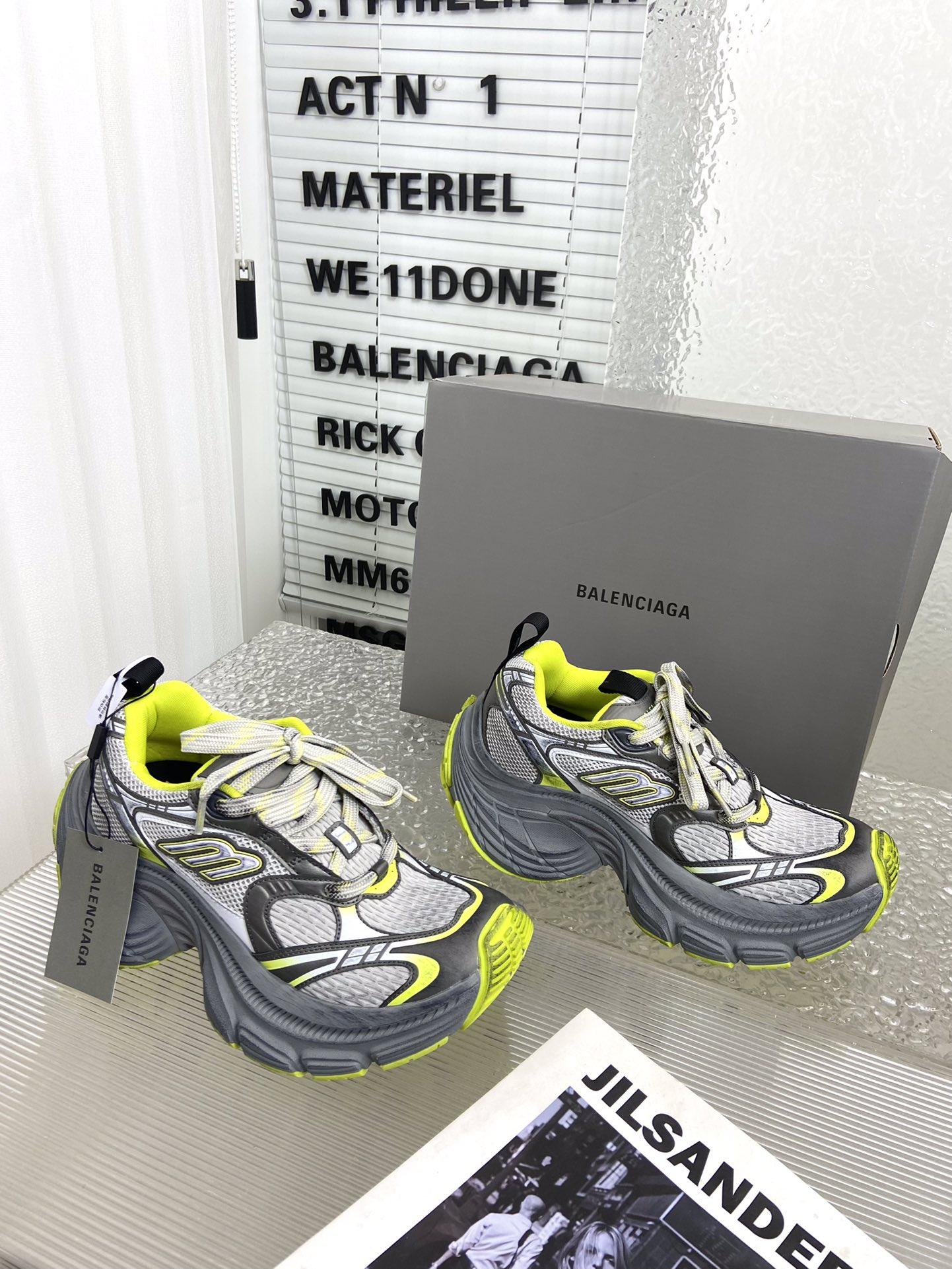 balenciaga レディース スニーカーコピー カジュアル 軽量 シューズ ランニング 男女兼用 イエロー_5