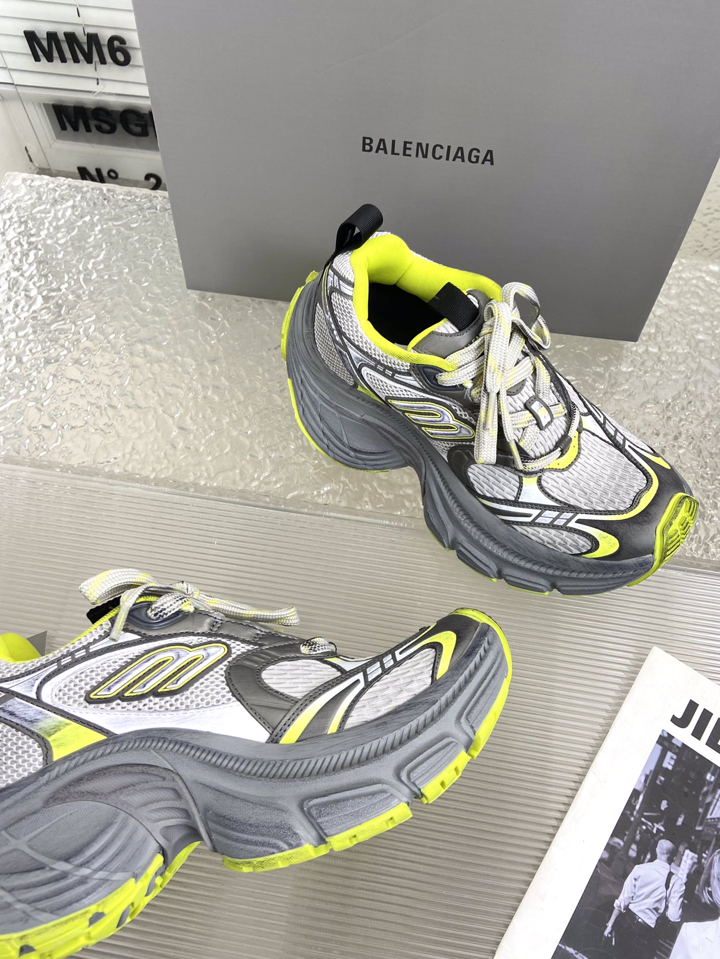 balenciaga レディース スニーカーコピー カジュアル 軽量 シューズ ランニング 男女兼用 イエロー_7