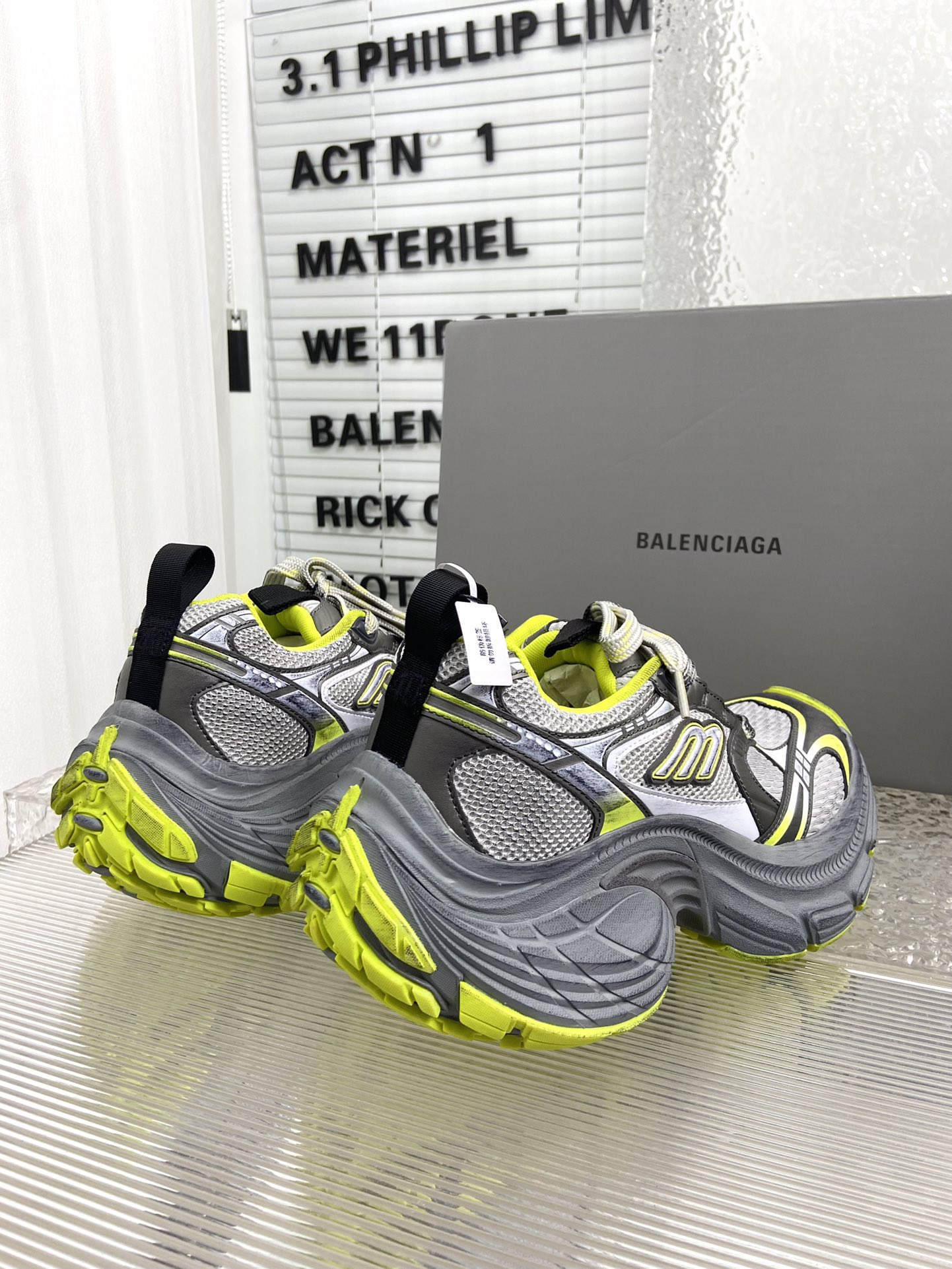 balenciaga レディース スニーカーコピー カジュアル 軽量 シューズ ランニング 男女兼用 イエロー_8