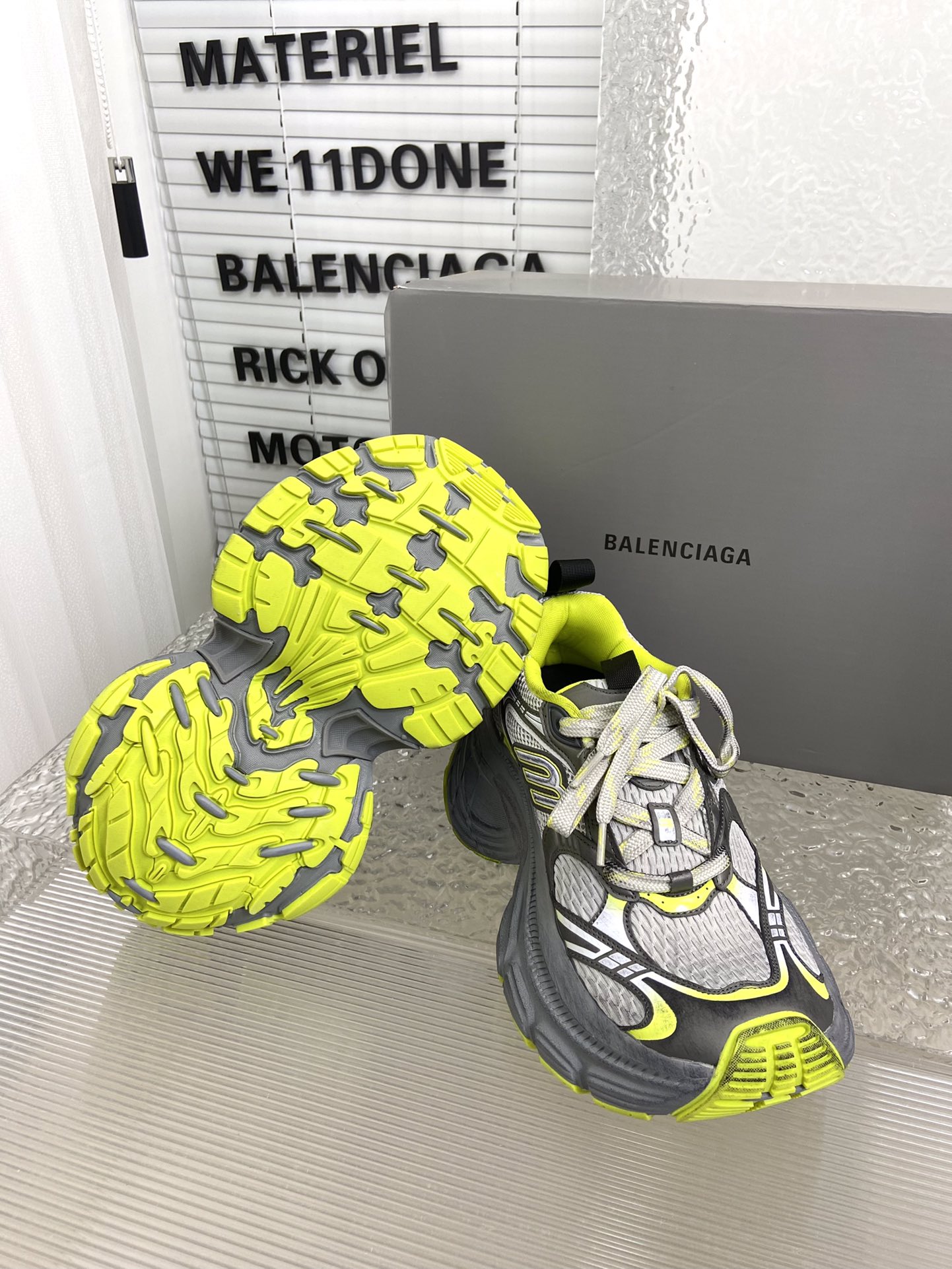 balenciaga レディース スニーカーコピー カジュアル 軽量 シューズ ランニング 男女兼用 イエロー_9