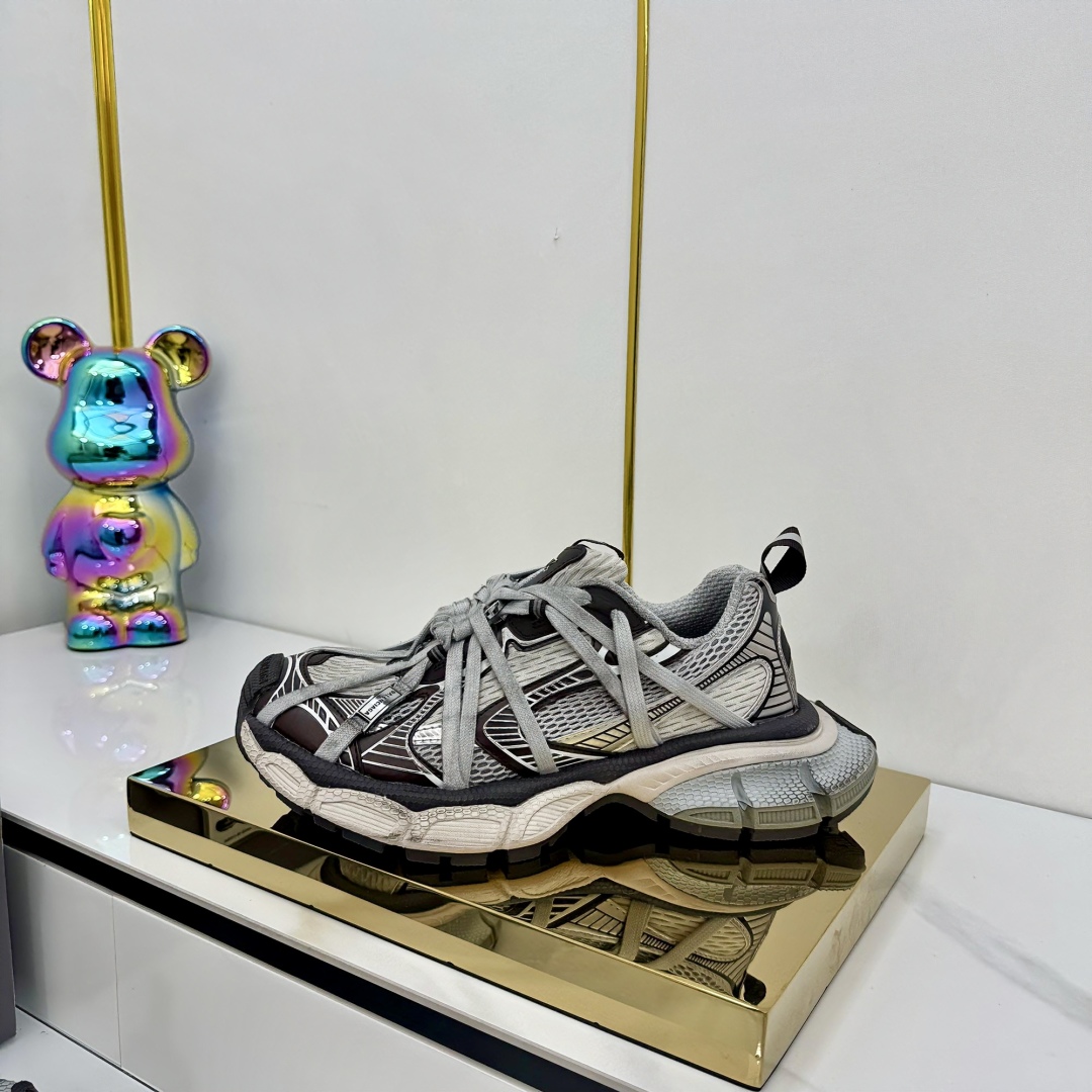お値打ち価格 バレンシアガ スニーカー ブーツコピー シューズ 運動 ランニング 通気性いい ブラック_7