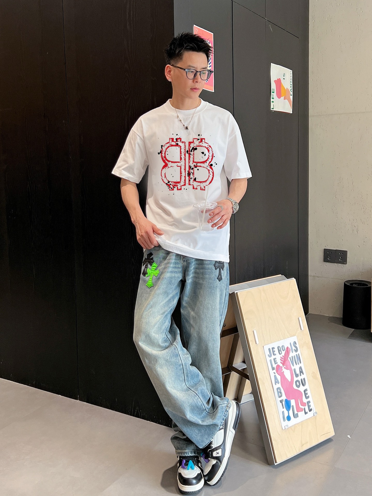 人気流行品 バレンシアガ tシャツ 半袖コピー ゆったり トップス 100％綿 ホワイト_2