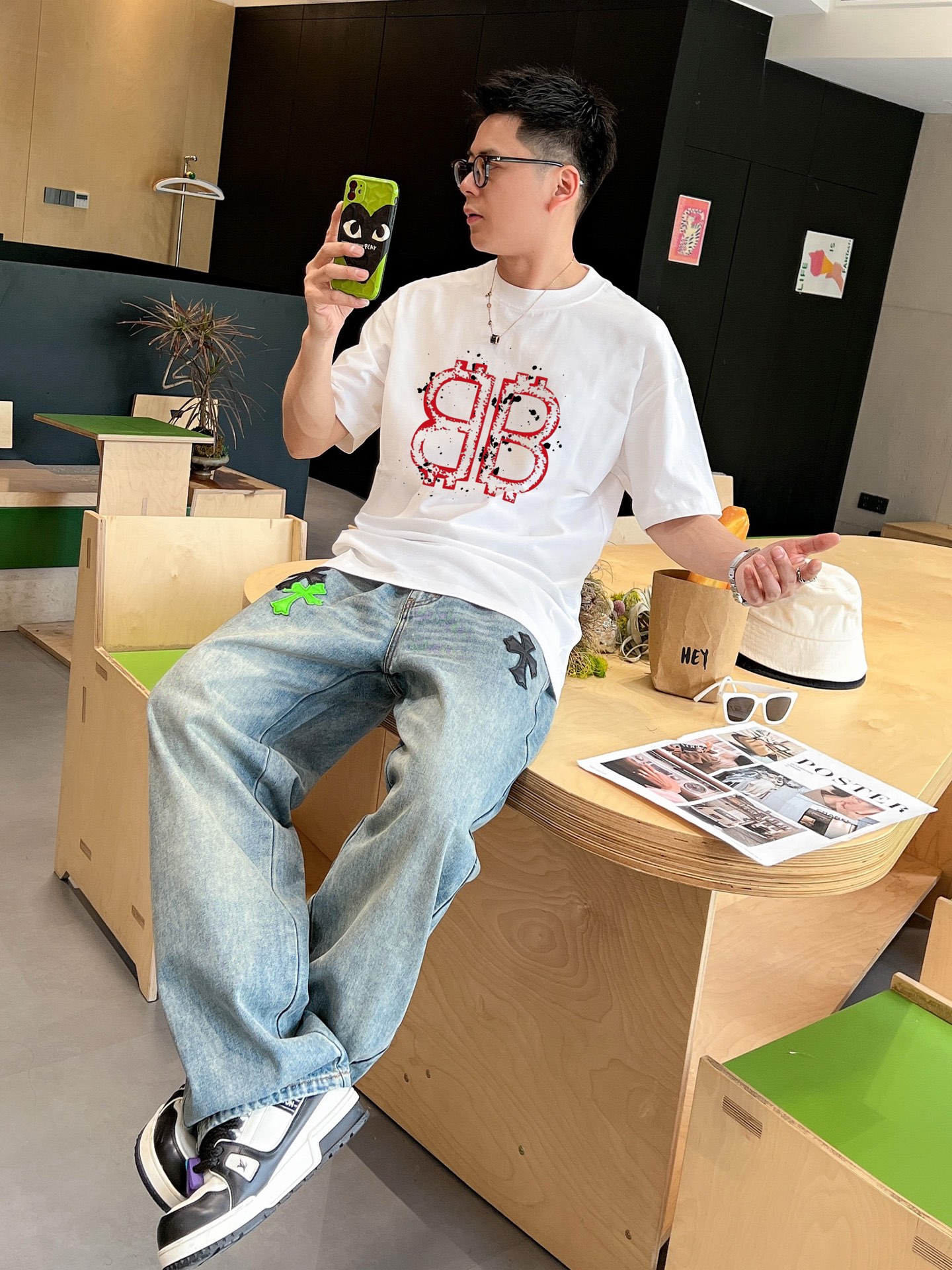 人気流行品 バレンシアガ tシャツ 半袖コピー ゆったり トップス 100％綿 ホワイト_3
