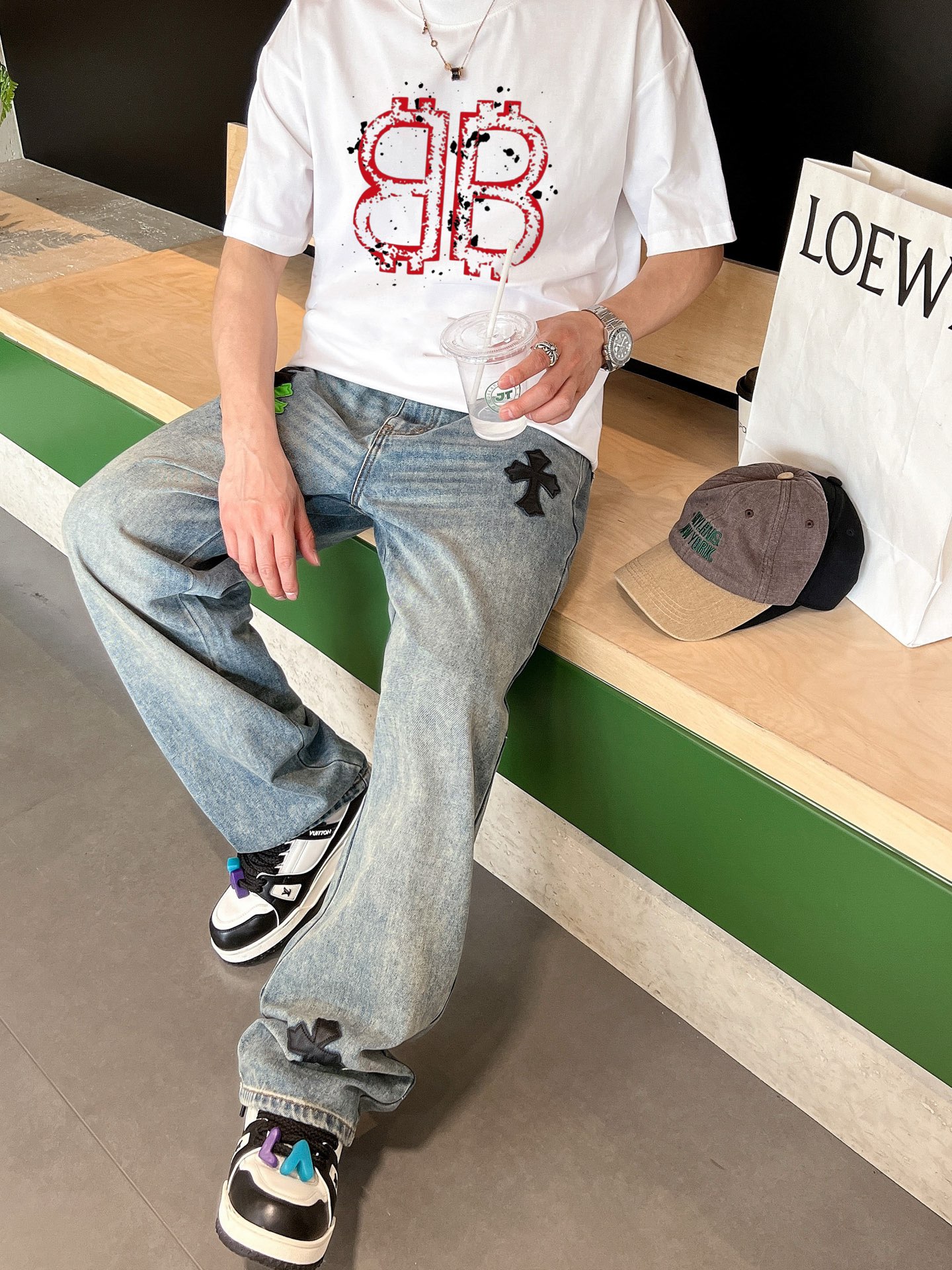 人気流行品 バレンシアガ tシャツ 半袖コピー ゆったり トップス 100％綿 ホワイト_5