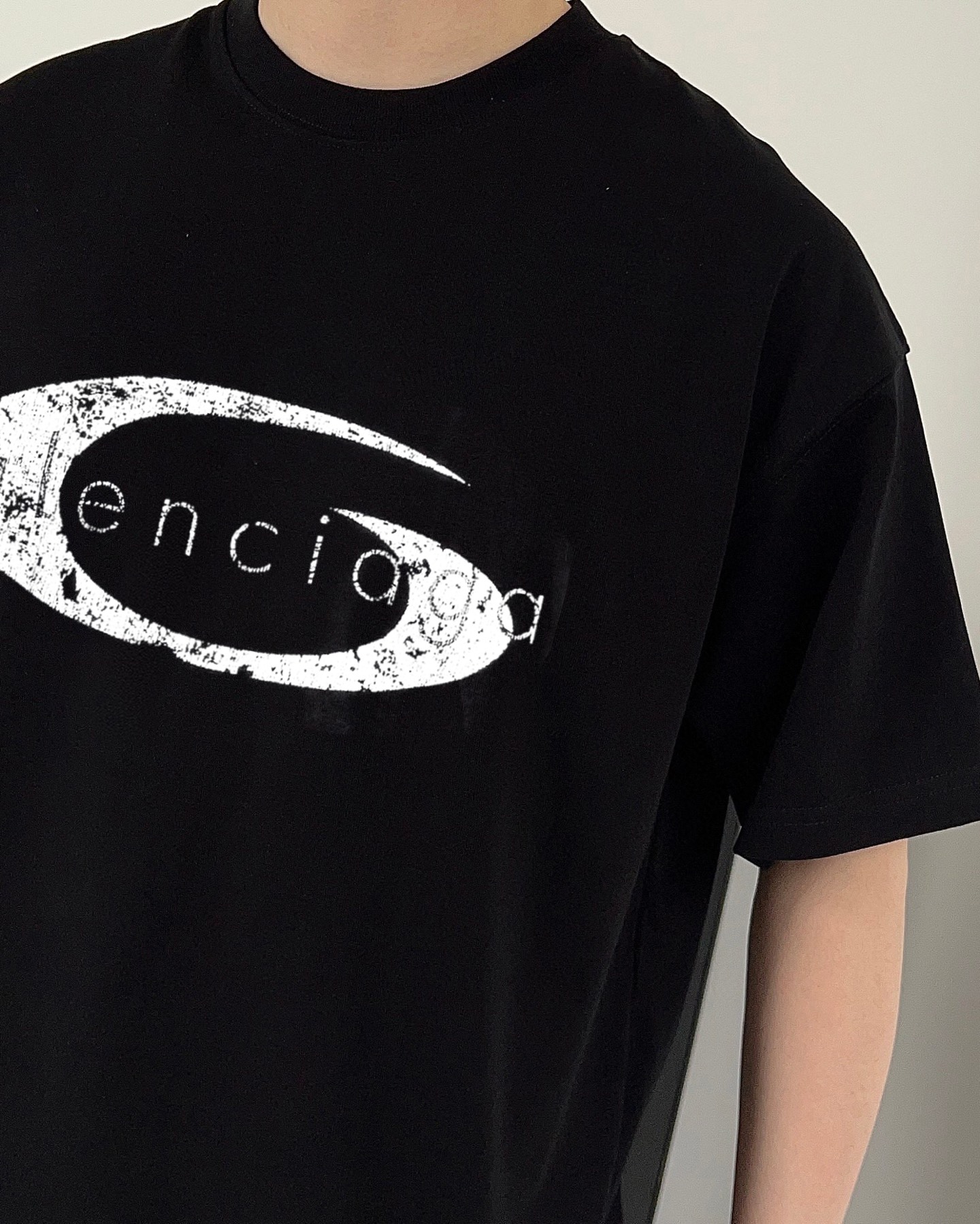 バレンシアガ tシャツ wearＮ級品 ゆったり 上質商品 トップス 100％綿 ブラック_3