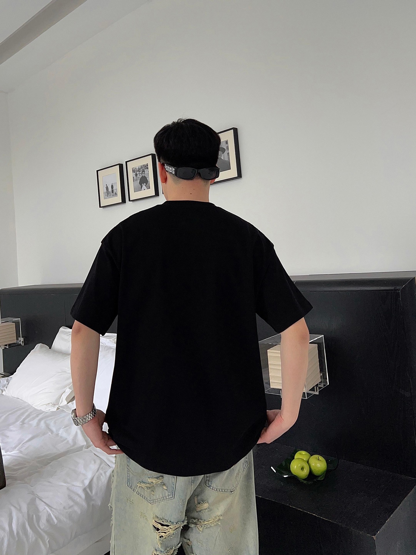 バレンシアガ tシャツ wearＮ級品 ゆったり 上質商品 トップス 100％綿 ブラック_4