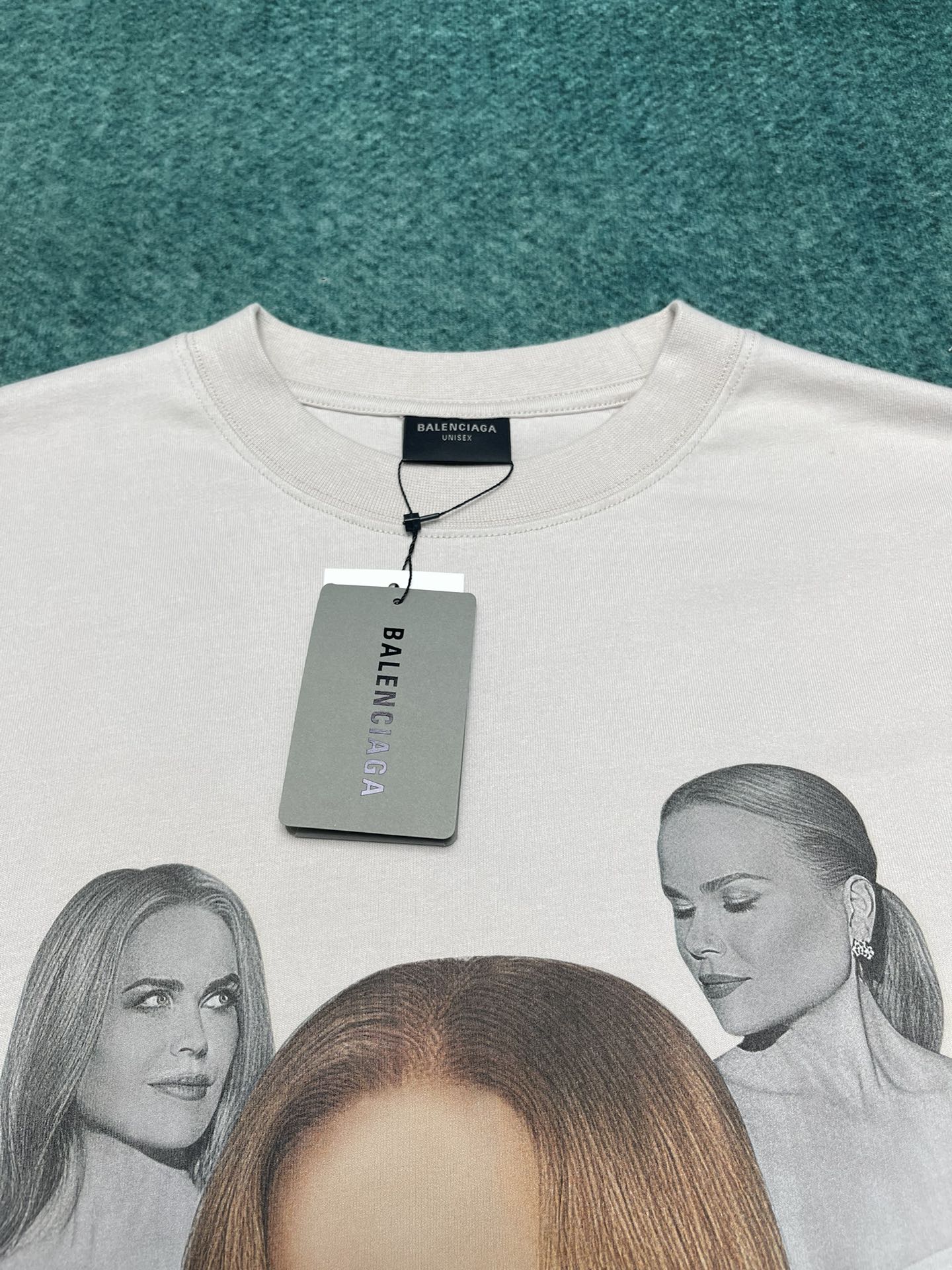 大販売商品 バレンシアガ tシャツ 人コピー ゆったり プリント トップス 100％綿 ホワイト_3