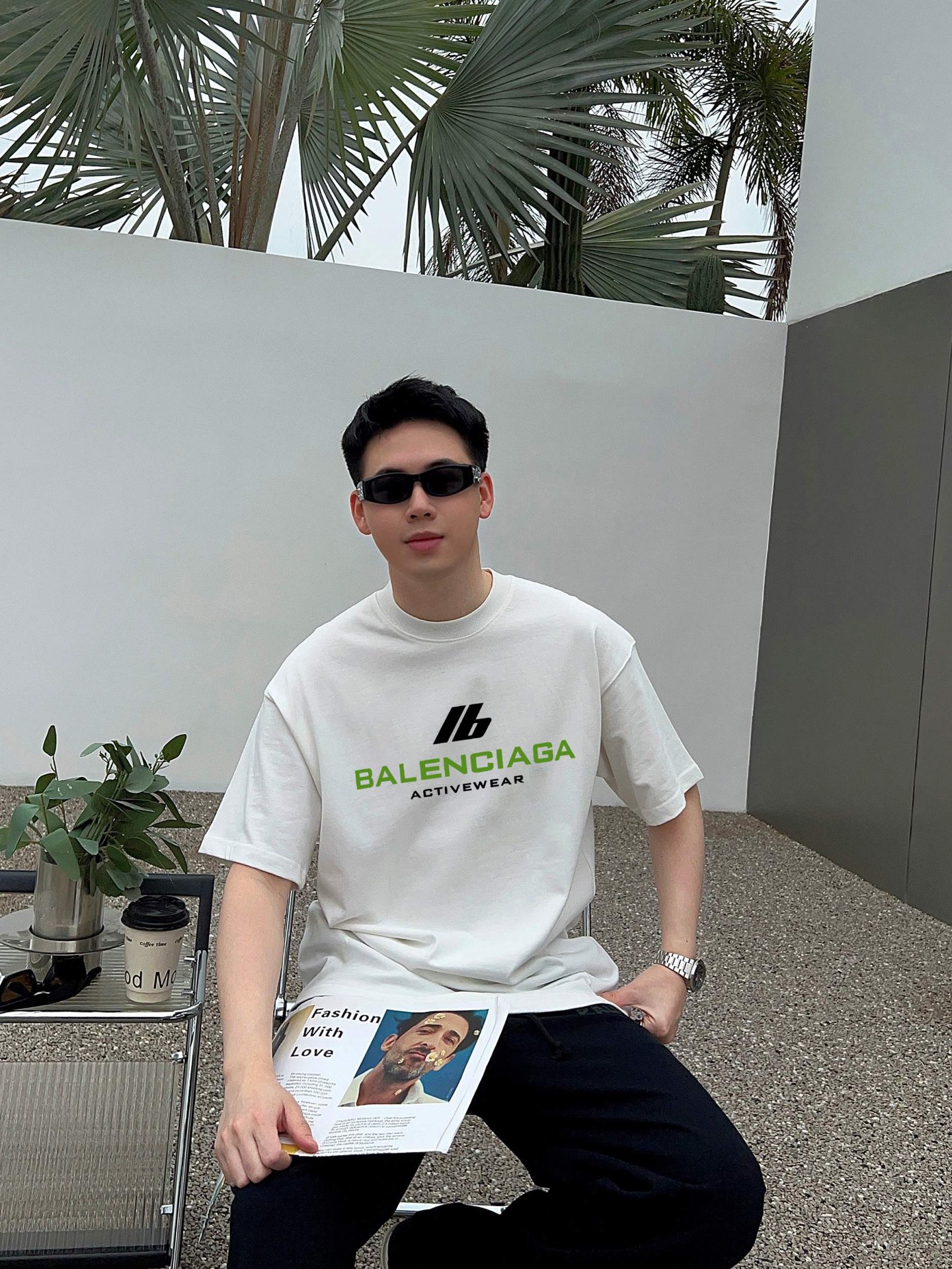 お買い得品 バレンシアガ tシャツ 着こなしスーパーコピー ゆったり 高品質 トップス 全綿 ブラック_3