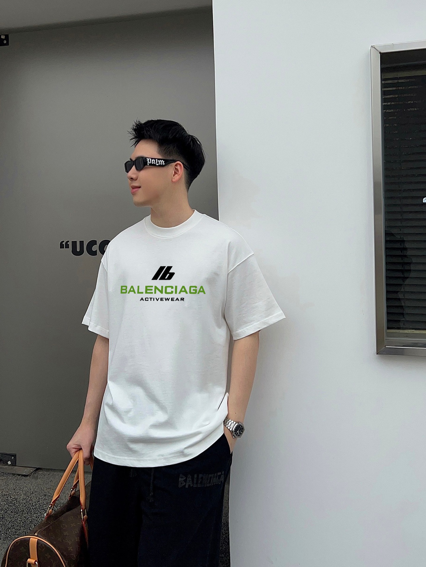 お買い得品 バレンシアガ tシャツ 着こなしスーパーコピー ゆったり 高品質 トップス 全綿 ブラック_6