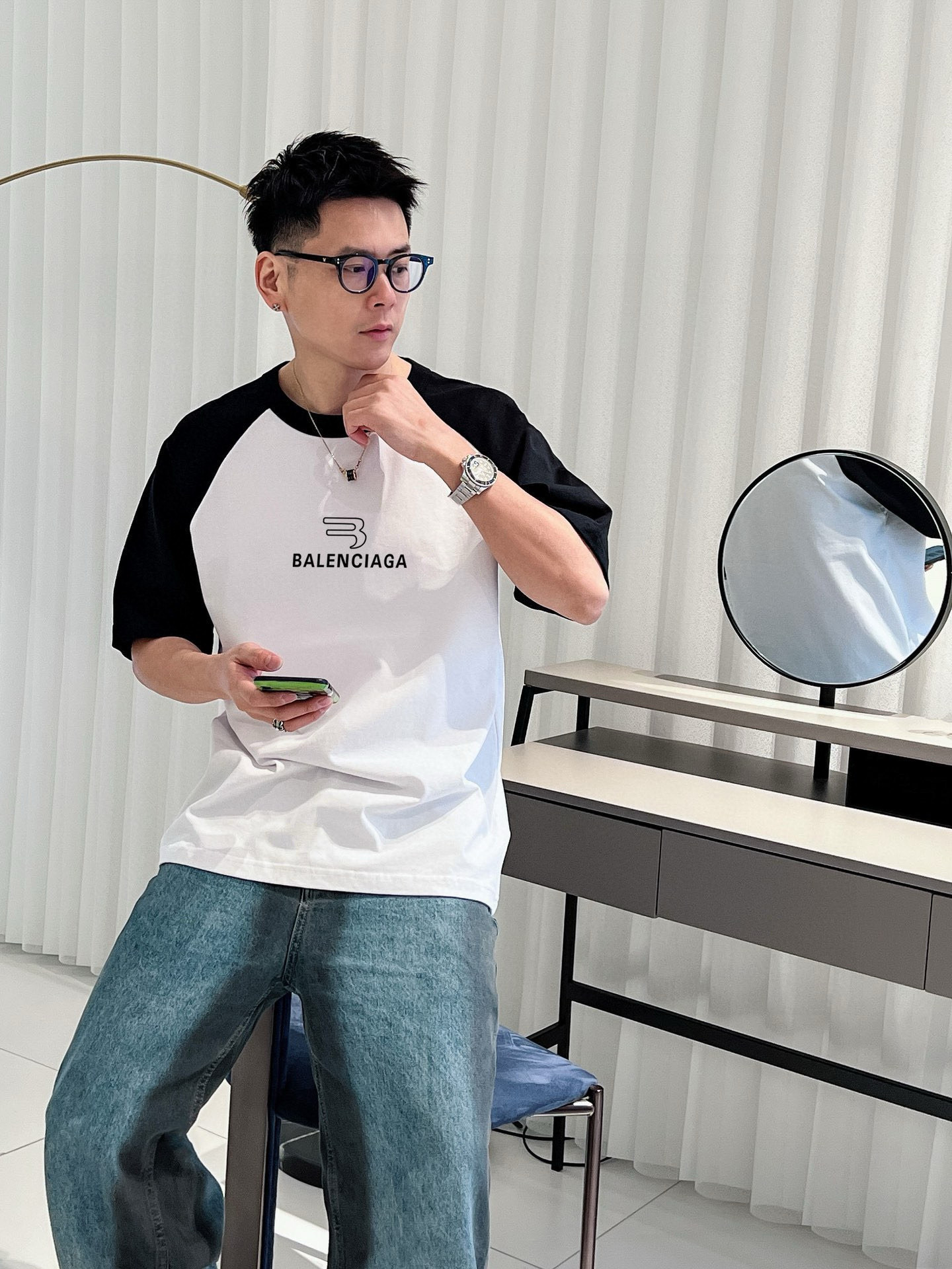 バレンシアガ tシャツ激安スーパーコピー ゆったり 無地 ハンサム トップス 全綿 ホワイト_7