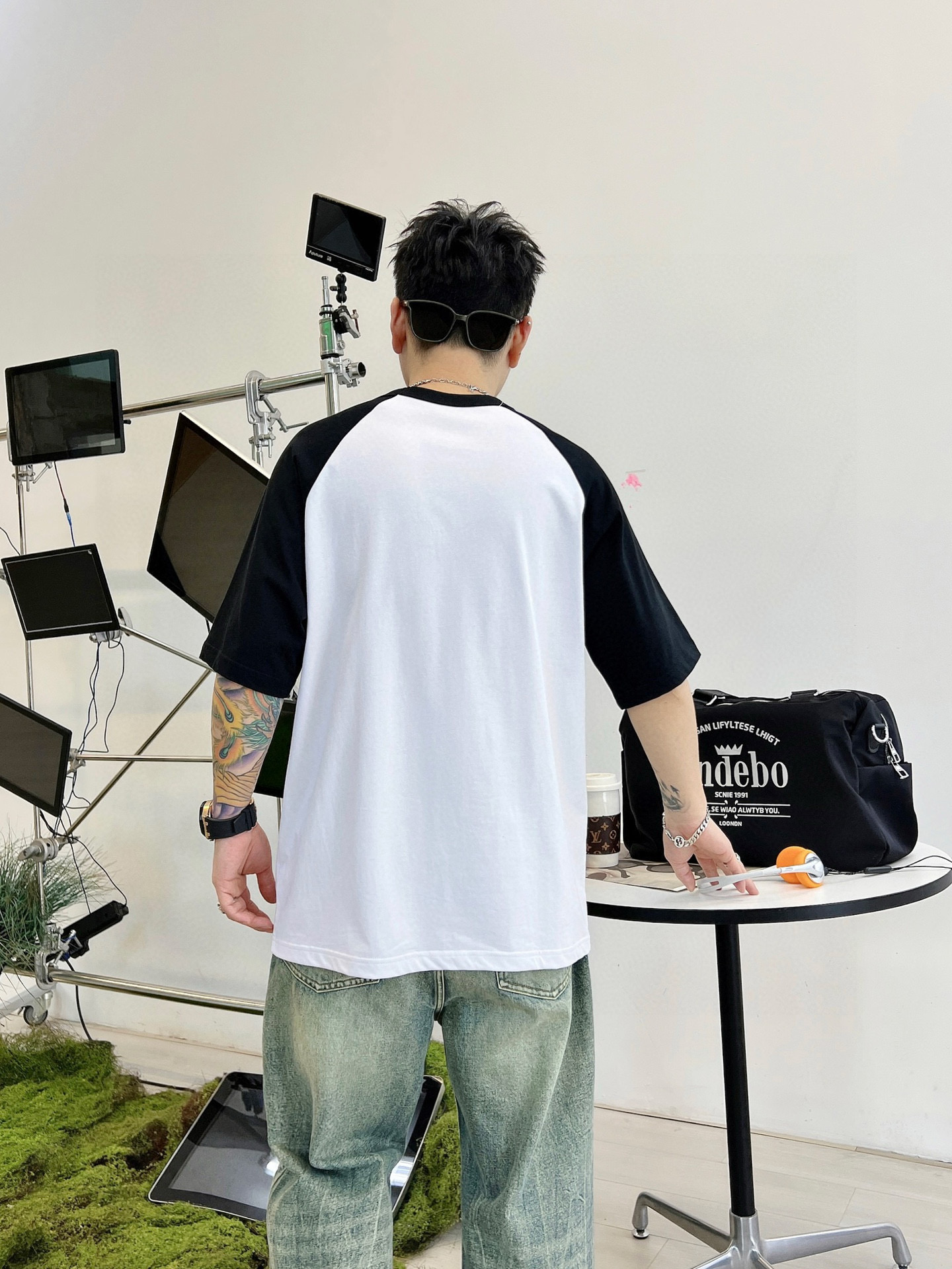 バレンシアガコラボtシャツ偽物 綿100％ ゆったり 無地 ハンサム トップス ホワイト_5