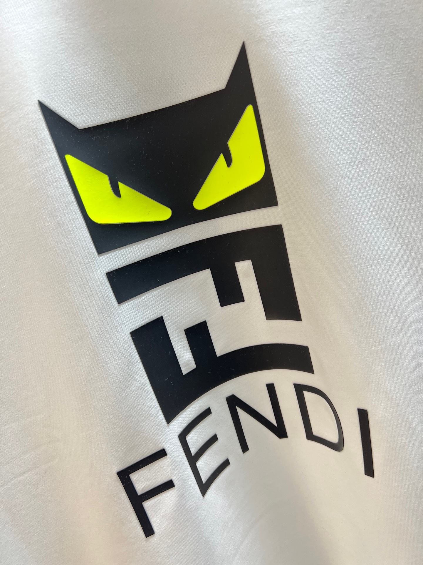 大得価のfendi t シャツ激安通販 純綿 トップス プリント 短袖 シンプル ホワイト_5