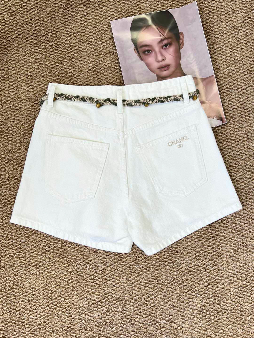 HOTレディ‼シャネルパンツＮ級品 デニム ショットパンツ ズボン 美脚 セクシー ホワイト_2