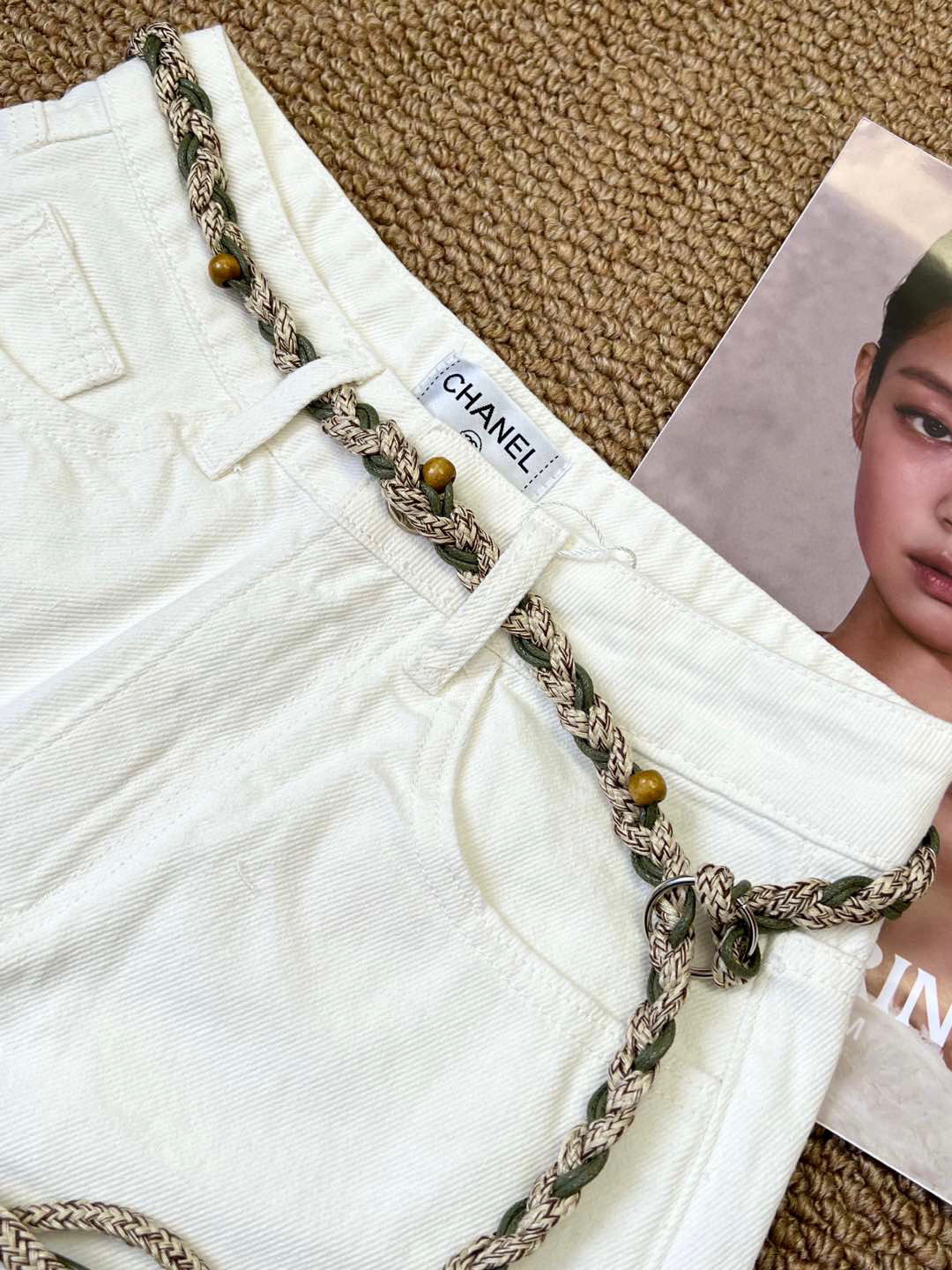 HOTレディ‼シャネルパンツＮ級品 デニム ショットパンツ ズボン 美脚 セクシー ホワイト_5