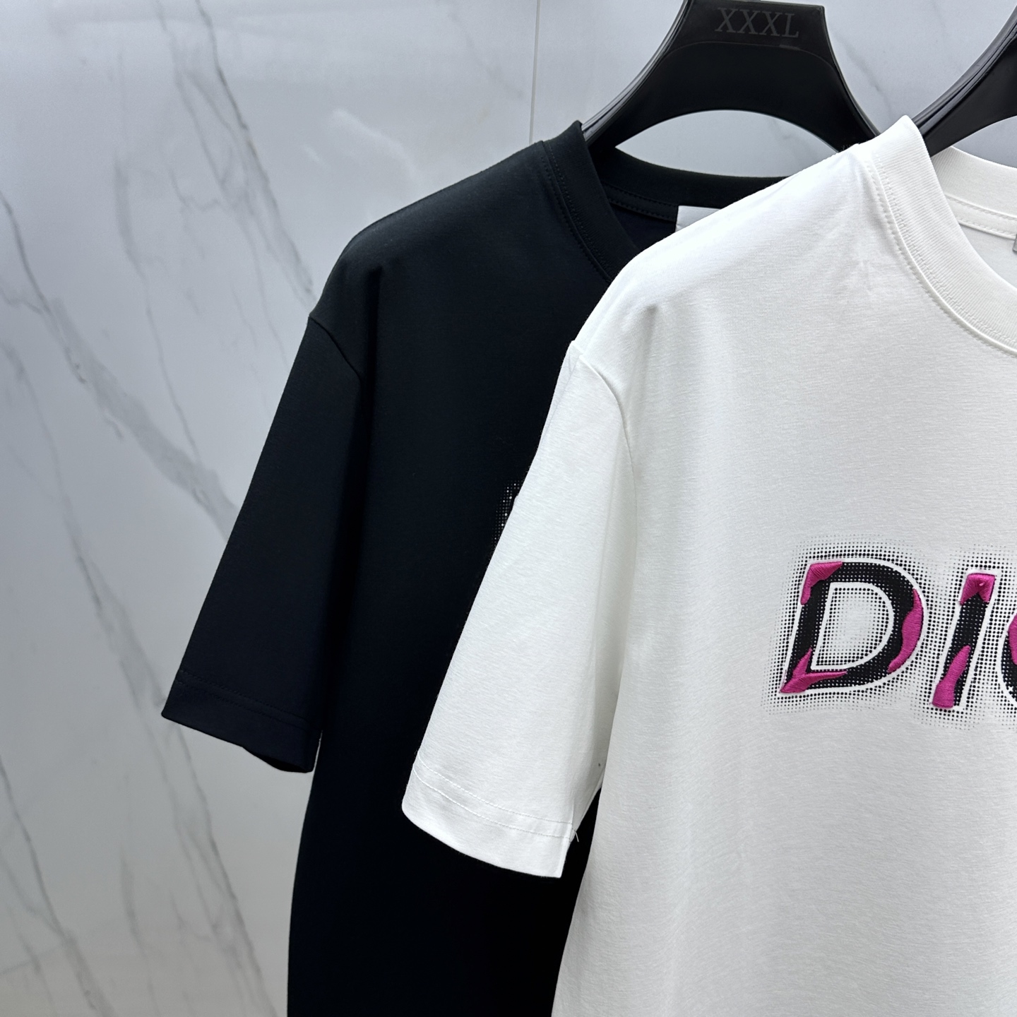 男女兼用 ディオールtシャツヤフオク偽物 短袖 プリント 通気性いい トップス ホワイト_4