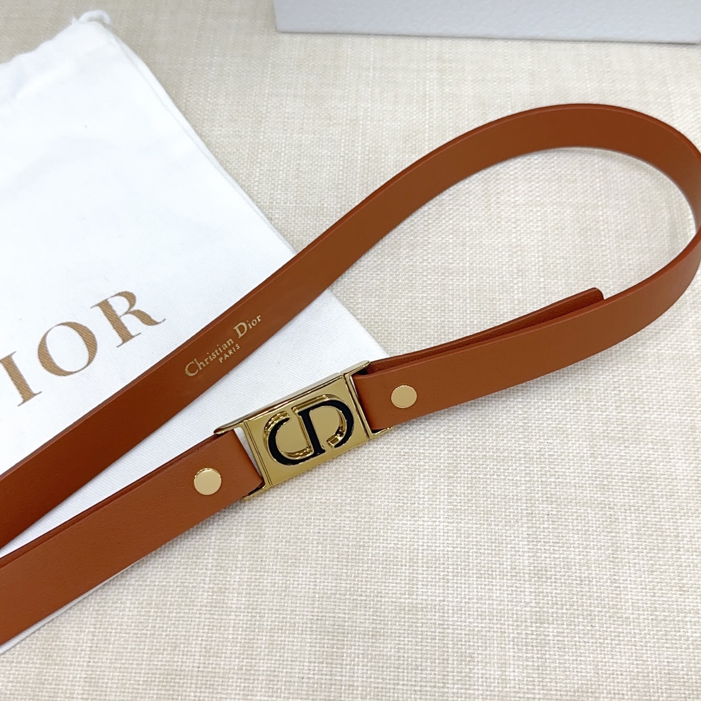 DIOR デイデイト ベルトコピー 高品質な本革 レザー ビジネス 通勤 幅2.0cm 優雅レディ ブラウン_6