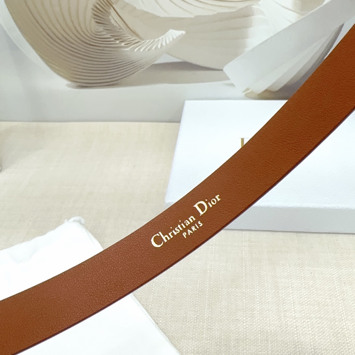 DIOR デイデイト ベルトコピー 高品質な本革 レザー ビジネス 通勤 幅2.0cm 優雅レディ ブラウン_8
