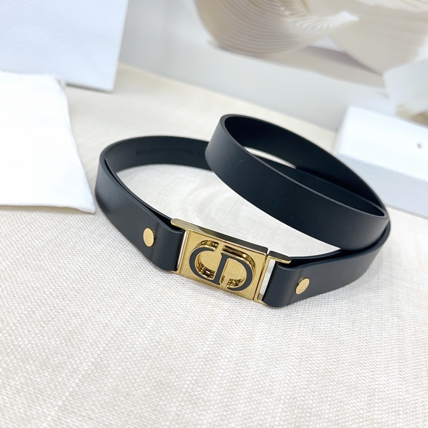 高品質な本革 DIOR デイデイト ベルト 交換スーパーコピー レザー ビジネス 通勤 幅2.0cm 優雅レディ ブラック_2