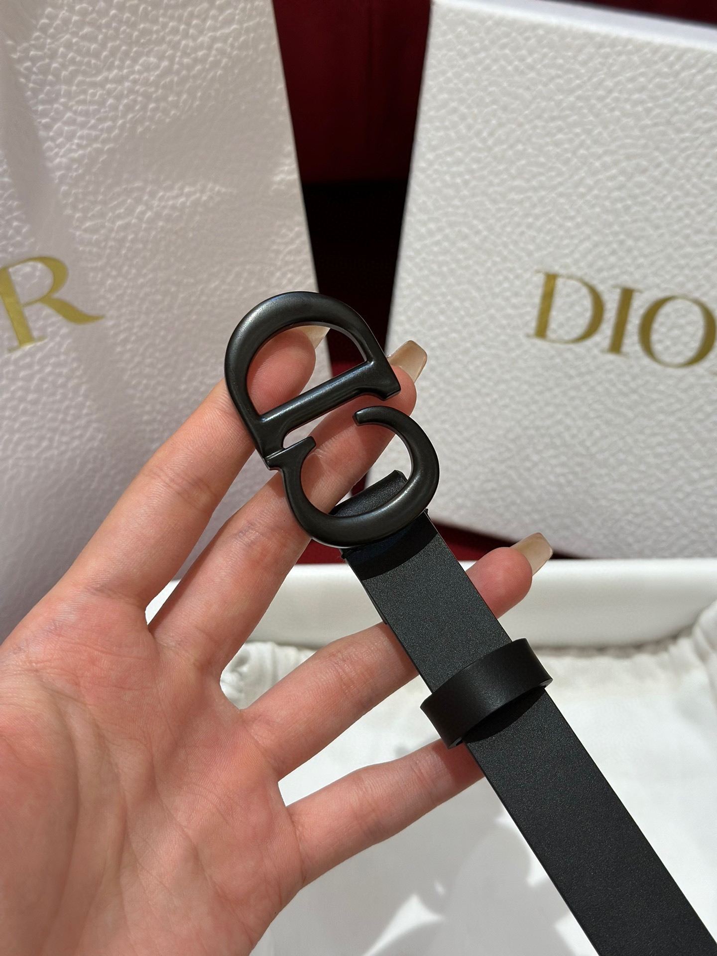 DIOR デイリーベルト アメリカスーパーコピー 牛革 レザー ビジネス 通勤 幅2.0cm ブラック_4