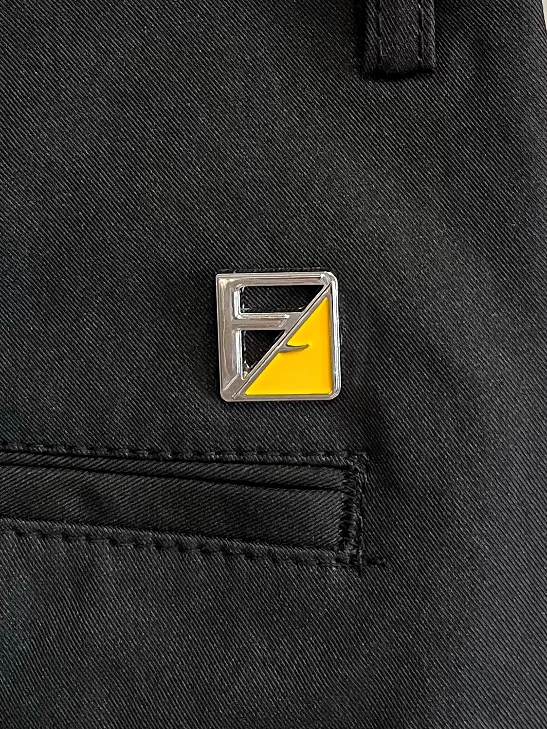 お買い得なfendi ズボン偽物 カジュアルパンツ 柔らかい 美脚 ブラック_9