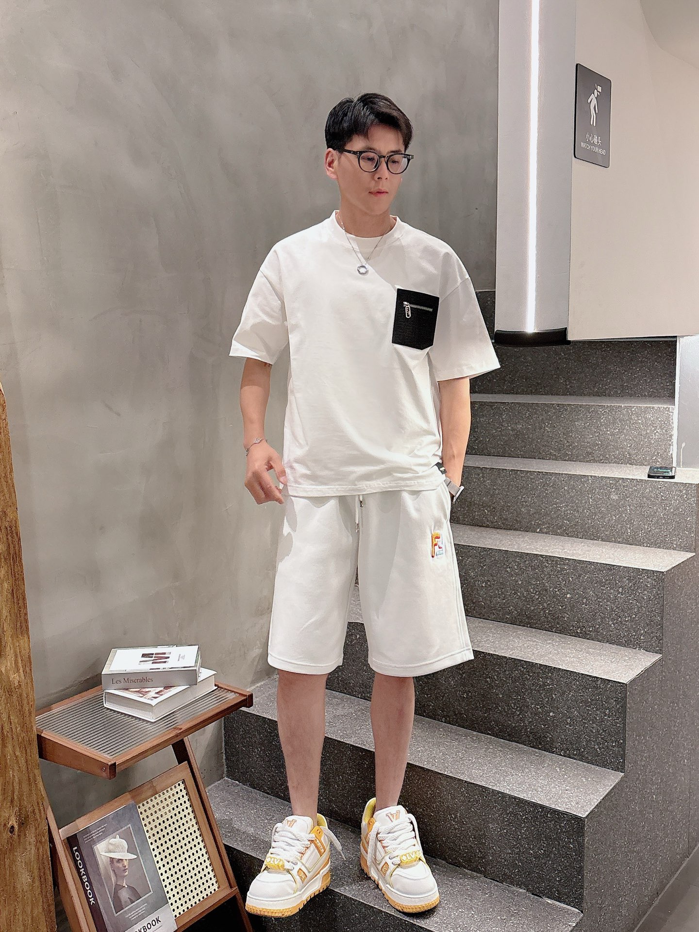 フェンディ 短パンコピー カジュアルパンツ ズボン 柔軟 100％綿 メンズ ホワイト_12