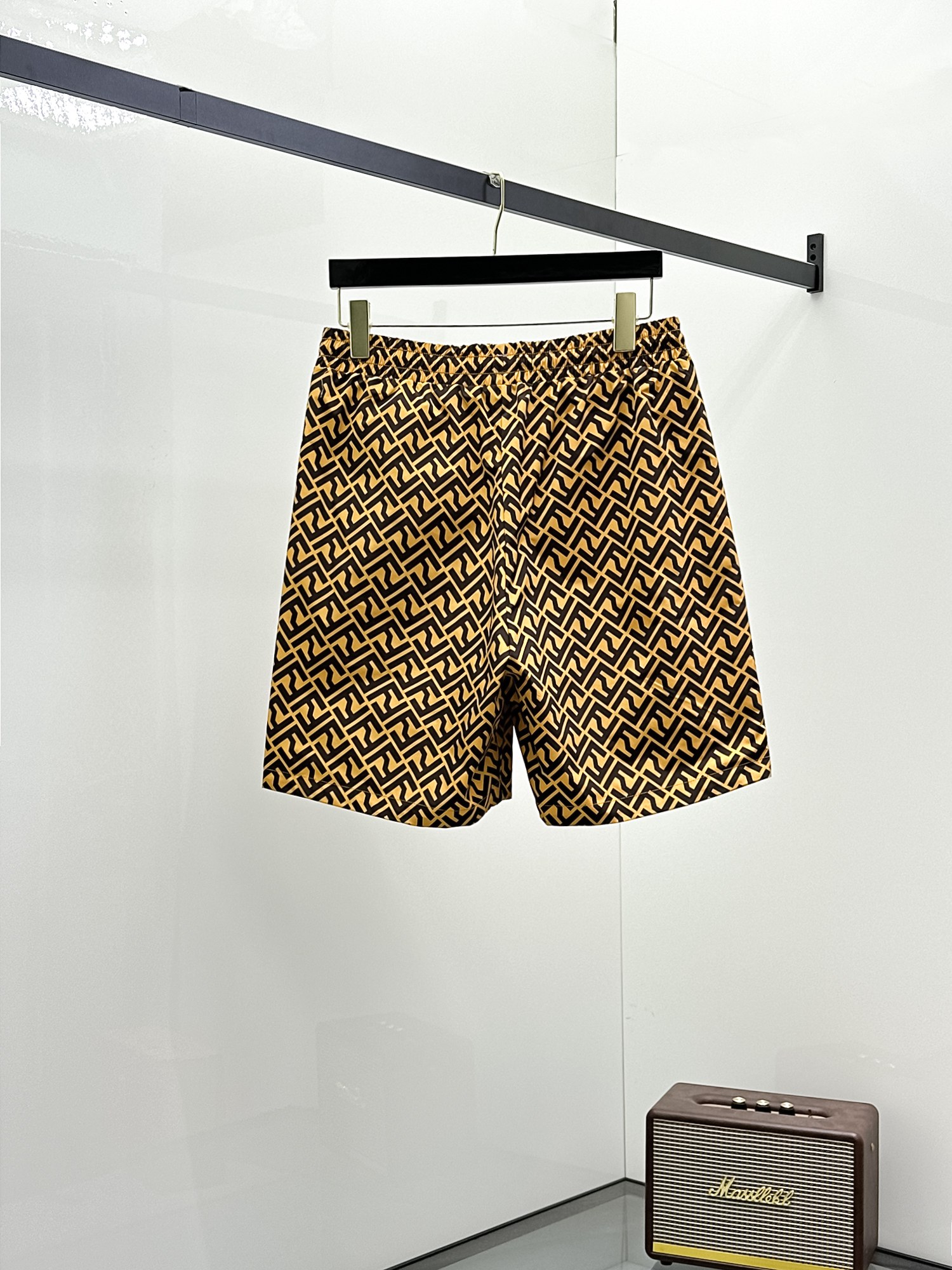 両面兼用 フェンディ パンツ ピンクＮ級品 上質 ショットズボン 100％綿 花柄 ホワイト_12