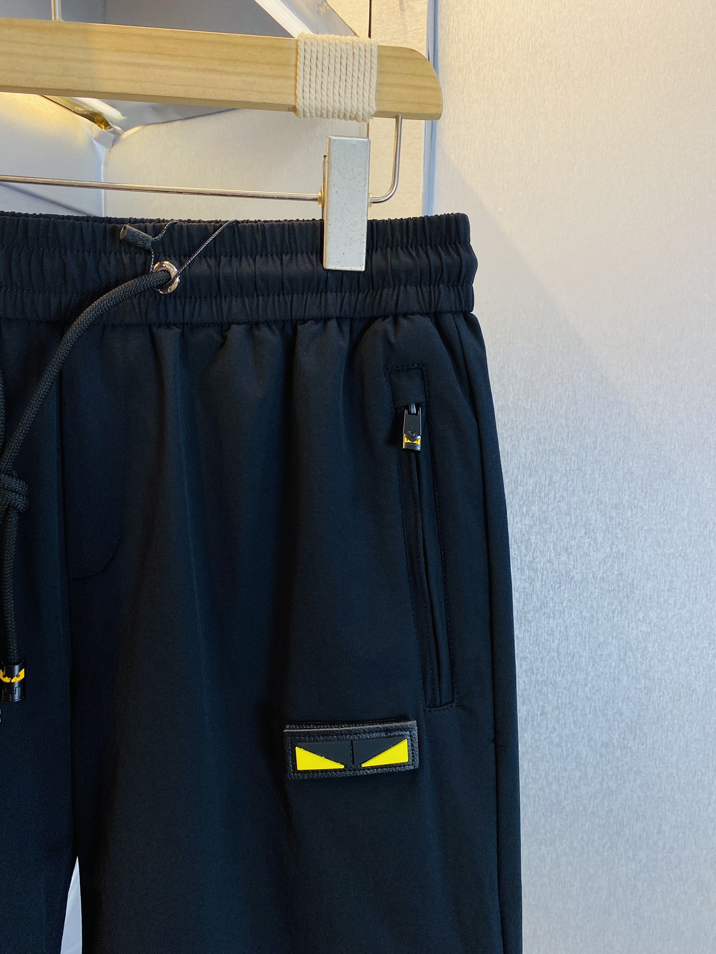 フェンディ パンツ メンズスーパーコピー 高品質 ショットズボン 100％綿 ブラック_4
