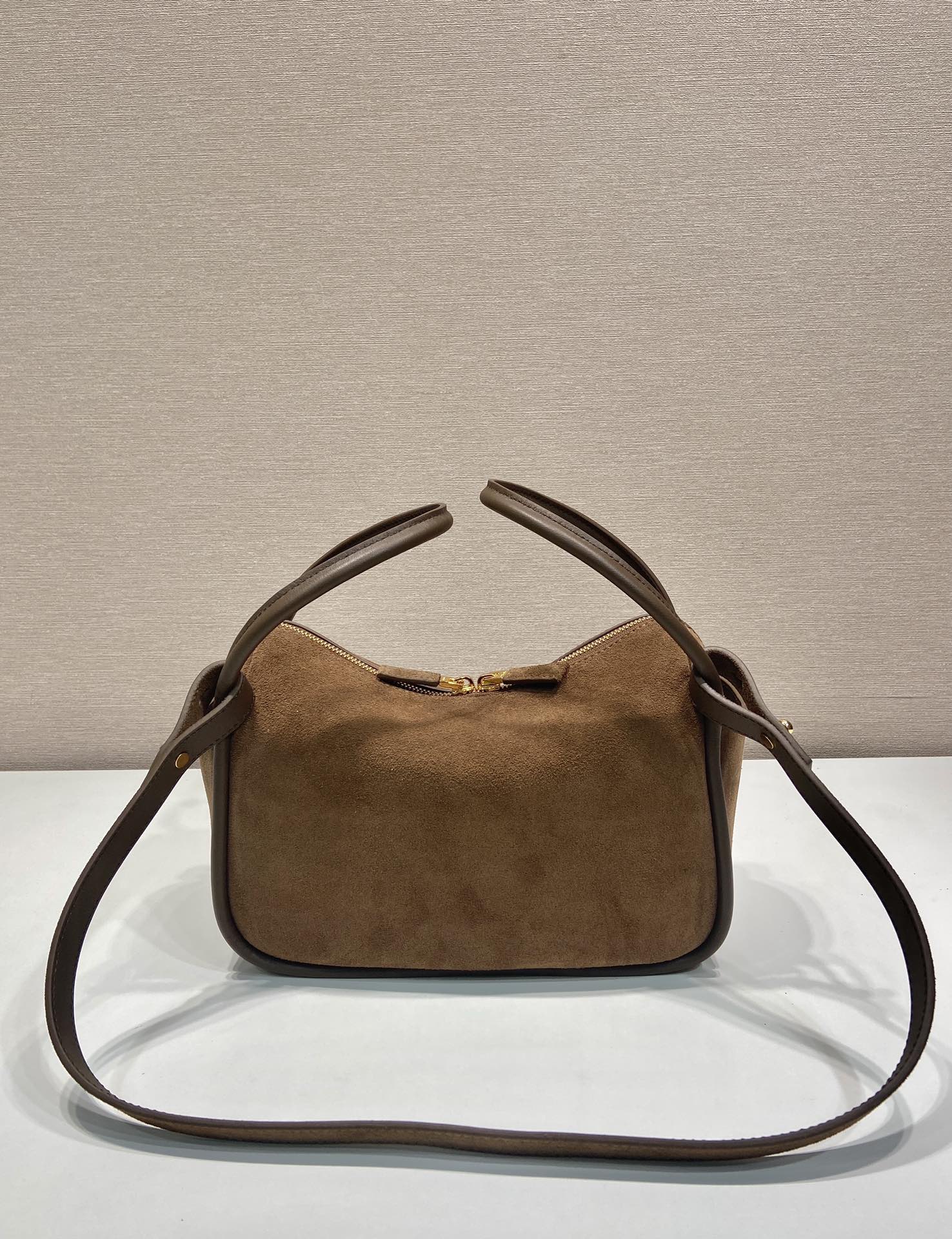 プラダ バッグ 色Ｎ級品 1BA451 レザー ハンドバッグ 斜め掛け可 本革 高品質 ブラウン_4