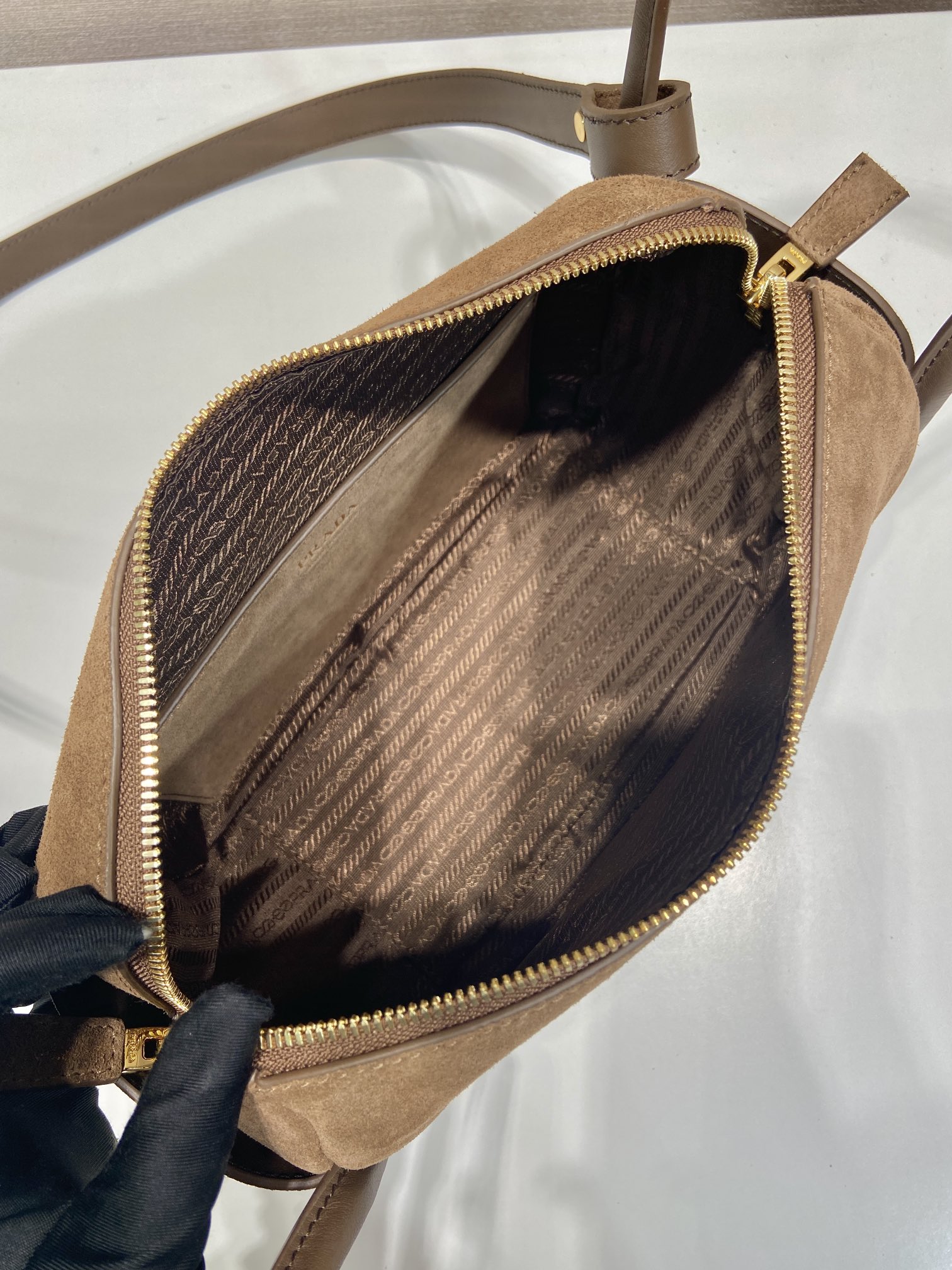 プラダ バッグ 色Ｎ級品 1BA451 レザー ハンドバッグ 斜め掛け可 本革 高品質 ブラウン_8