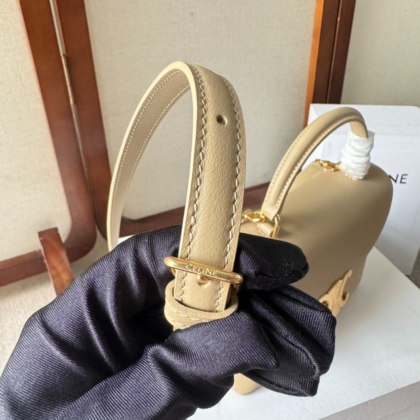 セリーヌ トリオンフ ハンドバッグ スーパーコピー ベージュ 2025新作 高評価 2WAY仕様_8