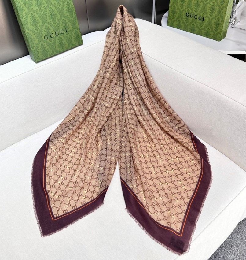 グッチ 高再現度スカーフ n級 2025新作 精密ディテール 上質感 高級感仕上げ 洗練デザイン リピーター多数_2