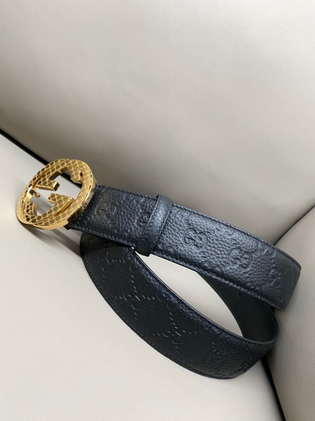 グッチ 高級感仕上げ ベルト 激安屋口コミ 2025新作 高再現度 正確な刻印 職人技術再現モデル_4