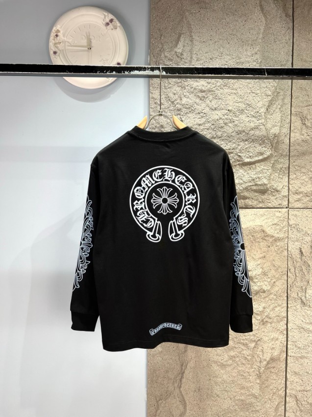 クロムハーツ 長袖Tシャツ n級 2025新作 高級感仕上げ 丁寧な縫製 上質コットン使用 数量限定入荷_1