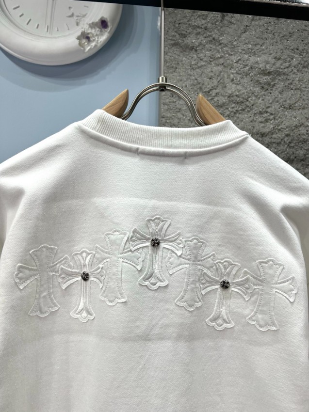 クロムハーツ スウェット コピー 2025新作 高級感仕上げ 上質素材 丁寧な縫製 クロスパッチデザイン_7