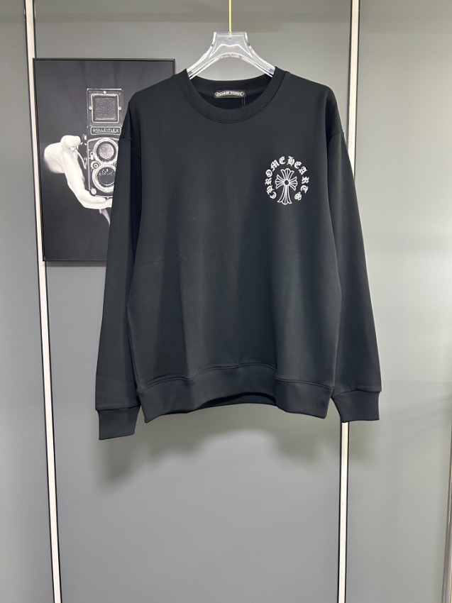 クロムハーツ スウェット n級 2025新作 ブラック クロスロゴ プルオーバー トレーナー シンプル高級感_1