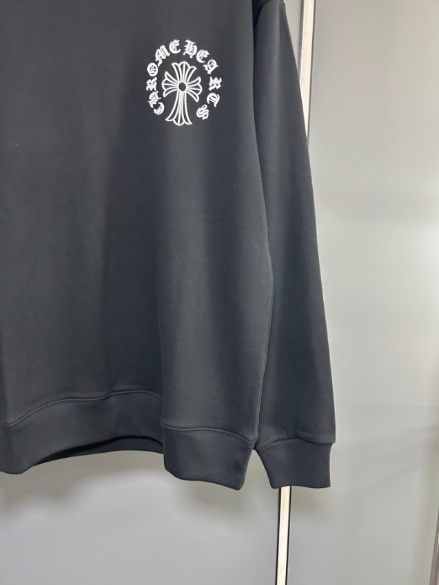 クロムハーツ スウェット n級 2025新作 ブラック クロスロゴ プルオーバー トレーナー シンプル高級感_2