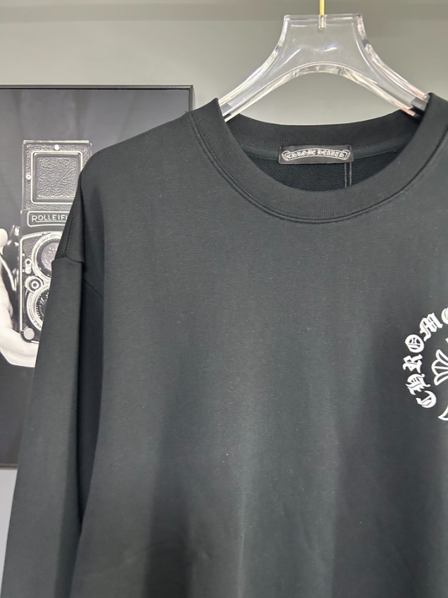 クロムハーツ スウェット n級 2025新作 ブラック クロスロゴ プルオーバー トレーナー シンプル高級感_5