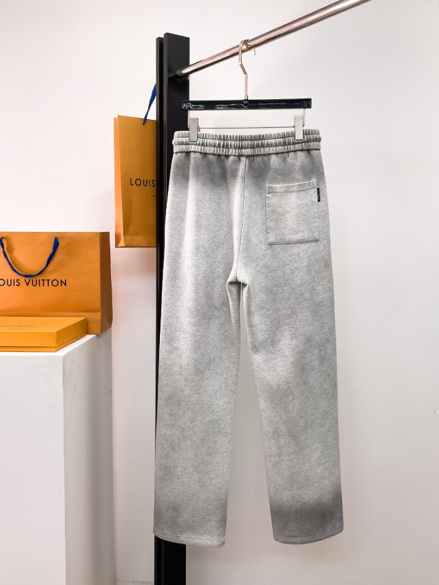 クロムハーツ スウェットパンツ n級 2025新作 グレー クロス刺繍 ロゴ入り ジョガー風 高品質 ストリート_1