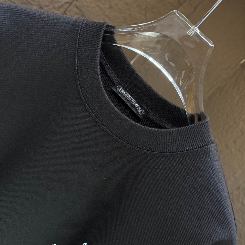 クロムハーツ スウェット n級 2025新作 ブラック クロスロゴ プリント 高品質 シンプル モード ストリート_2