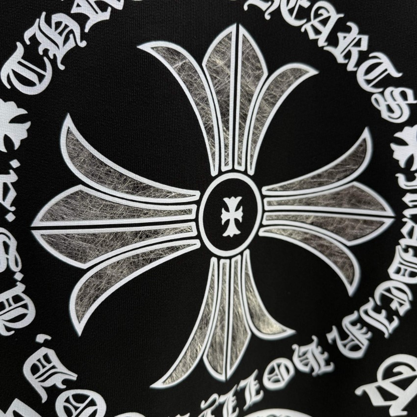 クロムハーツ スウェット n級 2025新作 ブラック クロスロゴ プリント 高品質 シンプル モード ストリート_7