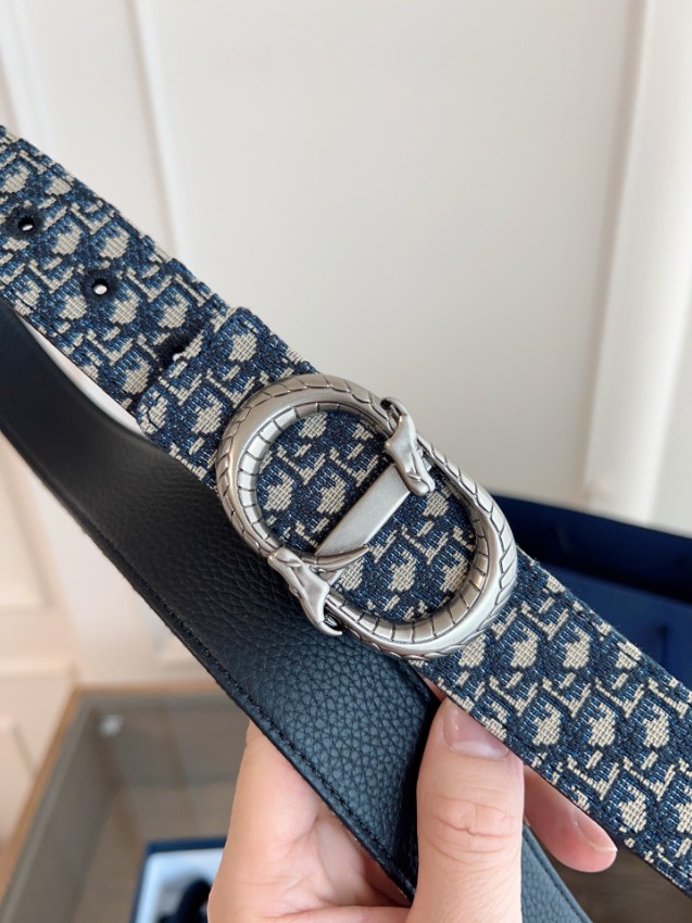 ディオール オブリーク ベルト 偽物 バレない再現度 精密ディテール 高級感仕上げ 人気急上昇中 メンズモデル_3