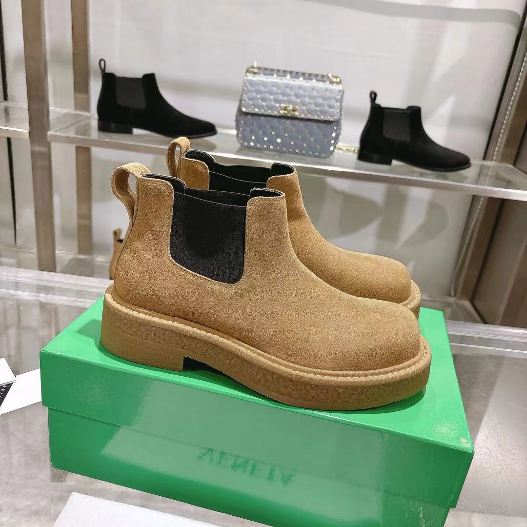 ボッテガヴェネタ サイドゴアブーツ n級 カップル定番モデル 高再現度 スエード素材使用 男女兼用 ペアコーデ人気_8