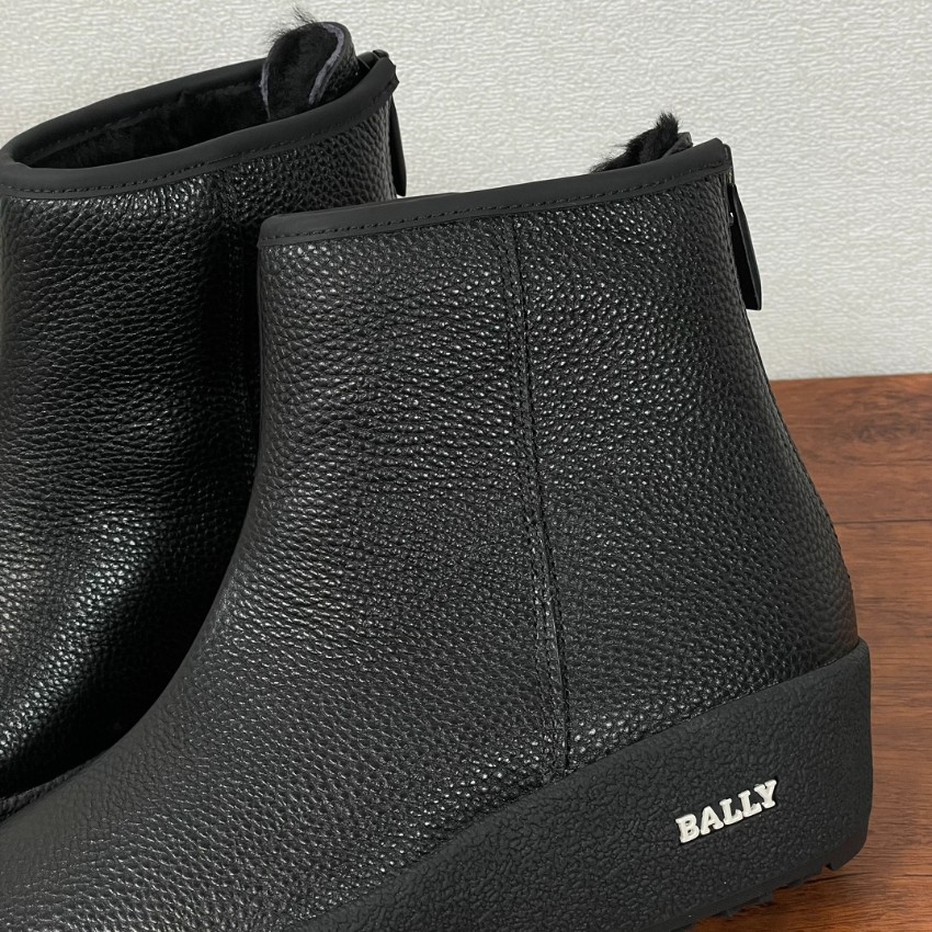 バリー ショートブーツ 偽物 バレない再現度 2025新作 グレインレザー仕様 高級感仕上げ 上質感漂うモデル 追跡可能 発送保証_8