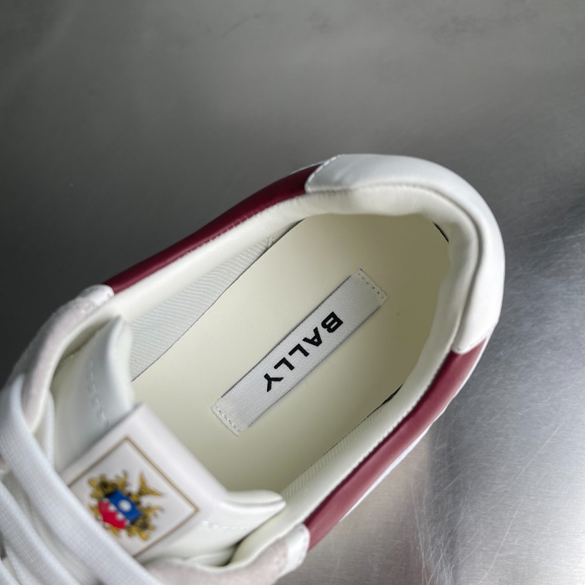 バリー スニーカー 2025新作 スーパーコピー 高再現度 丁寧な縫製 発送保証 安心サイト 上質レザー仕様 ホワイトグレー_8