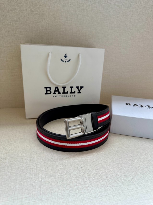 バリー ベルト 2025新作 激安 高再現度 丁寧な縫製 発送保証 安心サイト レッドライン仕様 ゴールドBバックルモデル_7