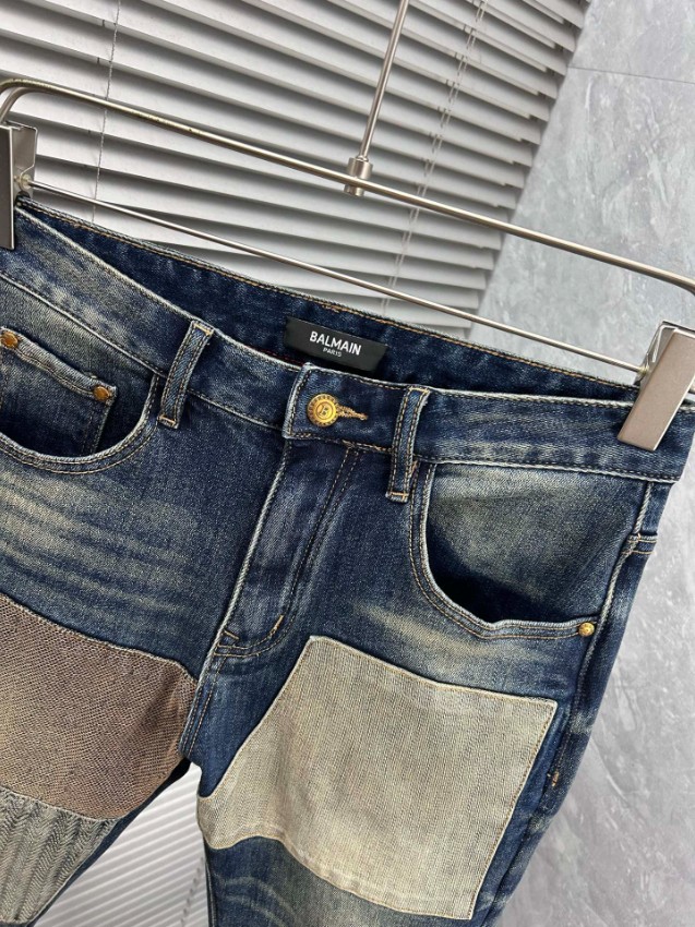 バルマン ジーンズ 2025新作 激安屋口コミ 高再現度 丁寧な縫製 通気良好 快適な着心地 個性派デザイン 安心サイト_3