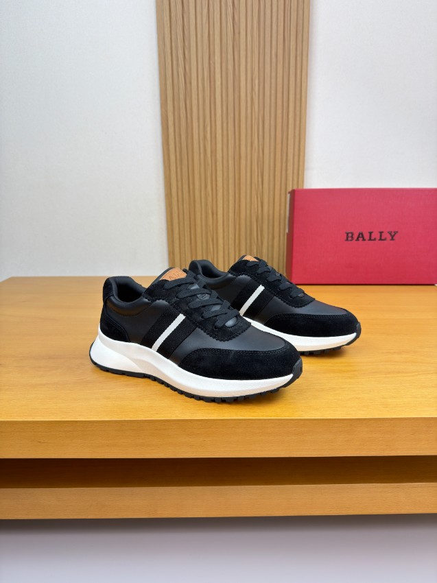 バリー スニーカー 2025新作 偽物 バレない再現度 高再現度 丁寧な縫製 発送保証 安心サイト ブラックホワイト仕様_1